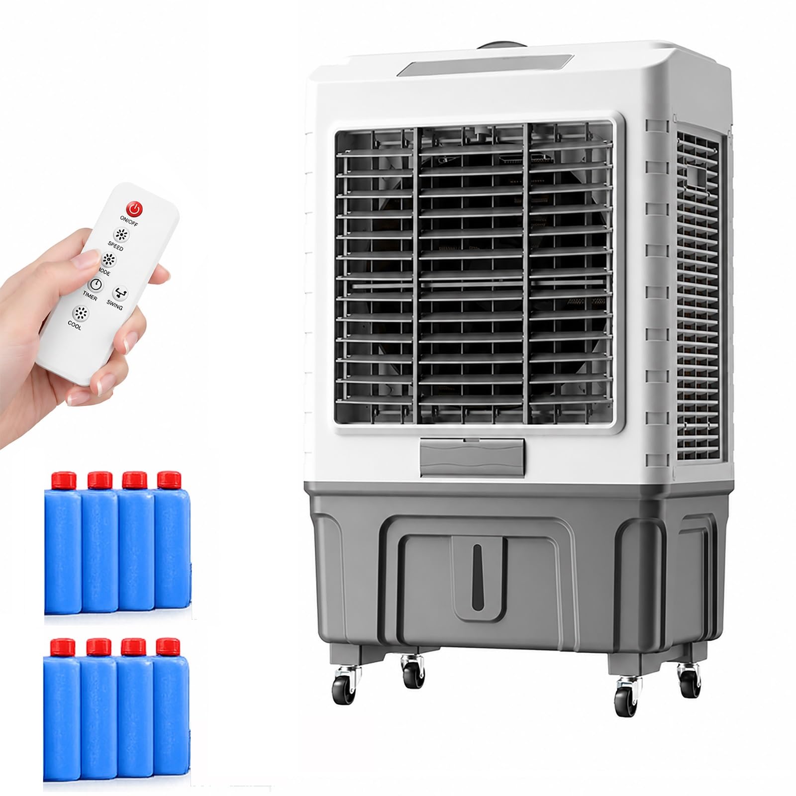 Remote Control Evaporative Cooler, 40L/60L Tank Swamp Fan