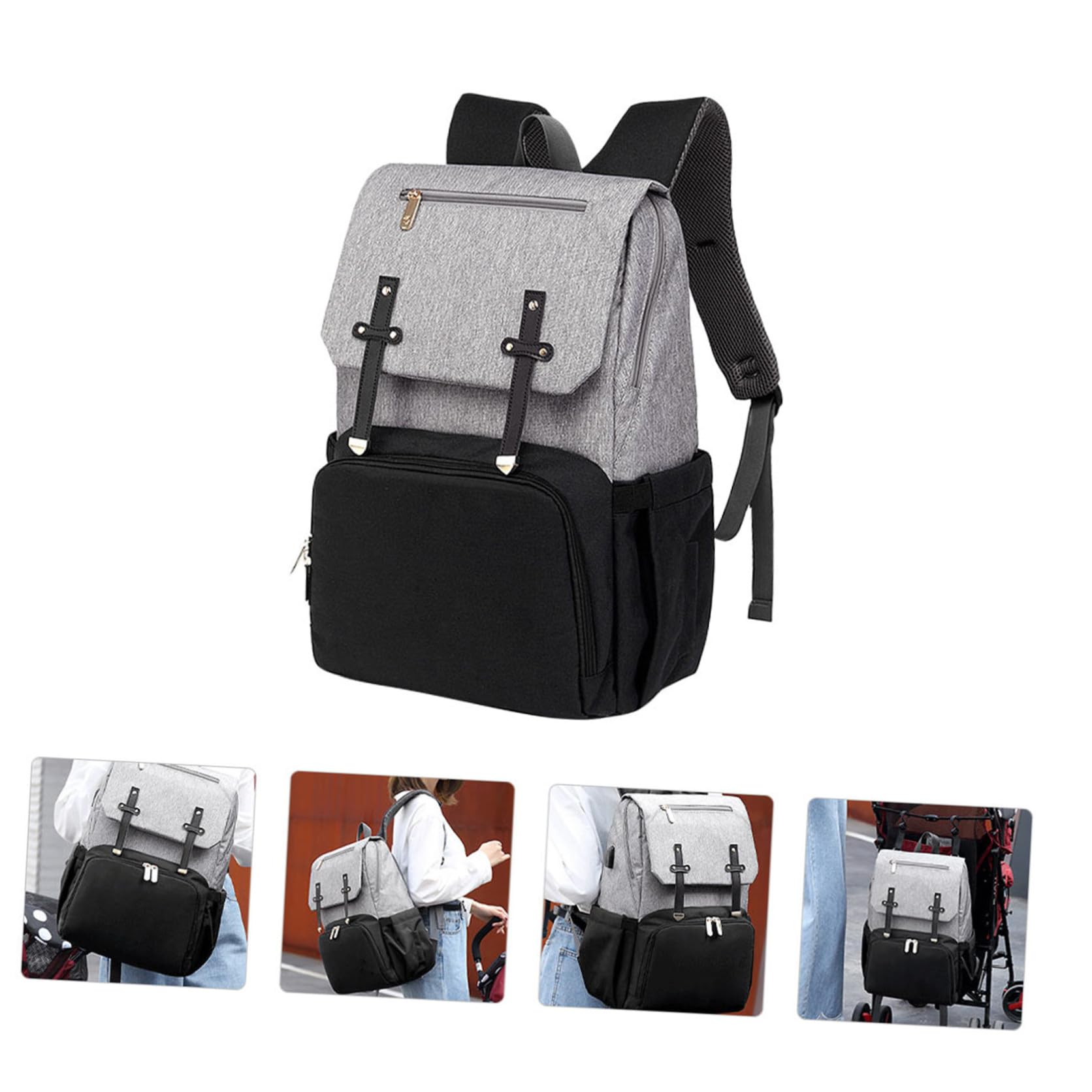 Multifunktions Wickelrucksack Mutter Großes Fassungsvermögen Robustes Material Komfortable Schultergurte Für Alltag Reisen Camping