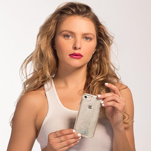 Miniatura 3 de Case-Mate Funda para iPhone 8 Plus, cascada con purpurina líquida en cascada, diseño protector para Apple iPhone 8 Plus, iridiscente