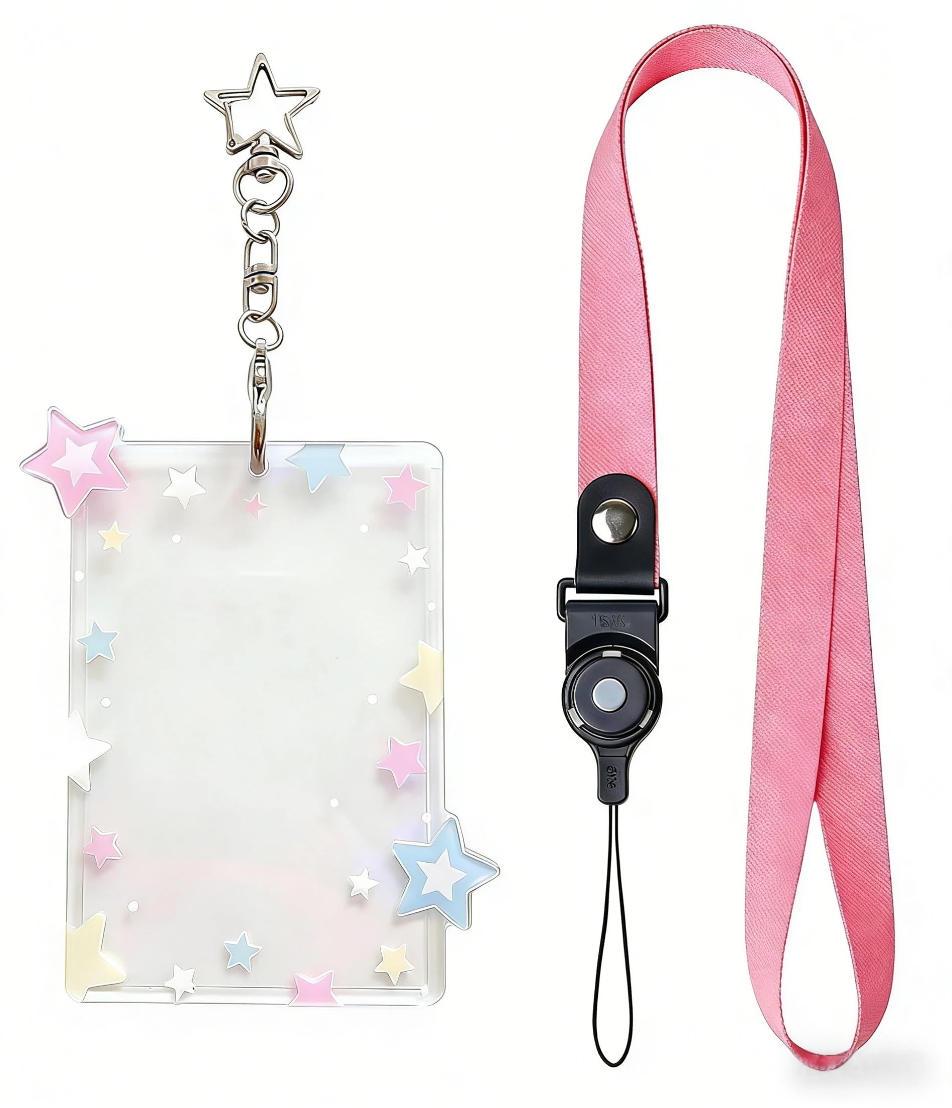 Evewind Clear Photocard Holder Keychain, Star Photo Card Holder Creative Photocard Keychain, Transparent Pc Holders For Idol Card, Photo Album, Bus Student Id, Photo Protector