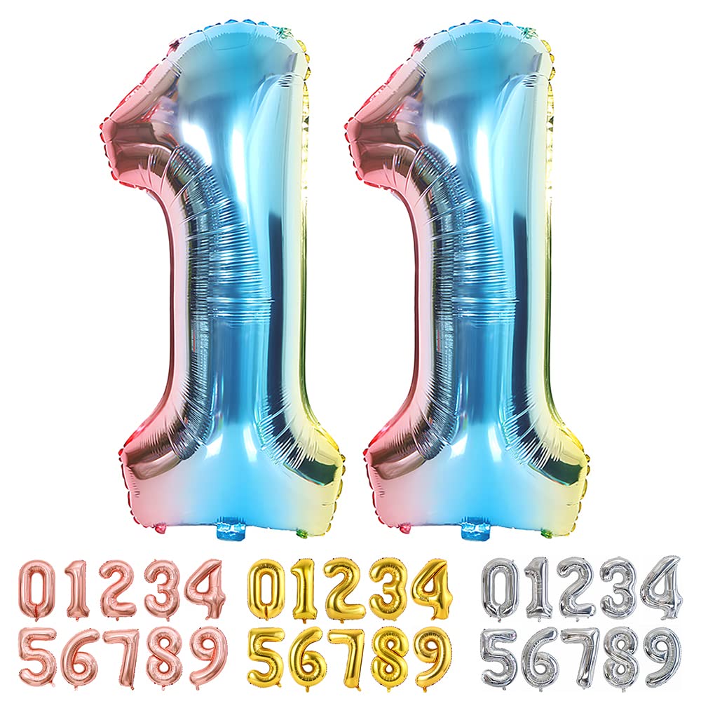 Foil Globo Número 5 Azul 40" (101cm), Inflable Helio o aire, Gigante Numeros 0-9, 10-19, 20-29, 30-100, Grande Globos Decoración para La Boda Aniversario y Cumpleaños Fiestas — view 498