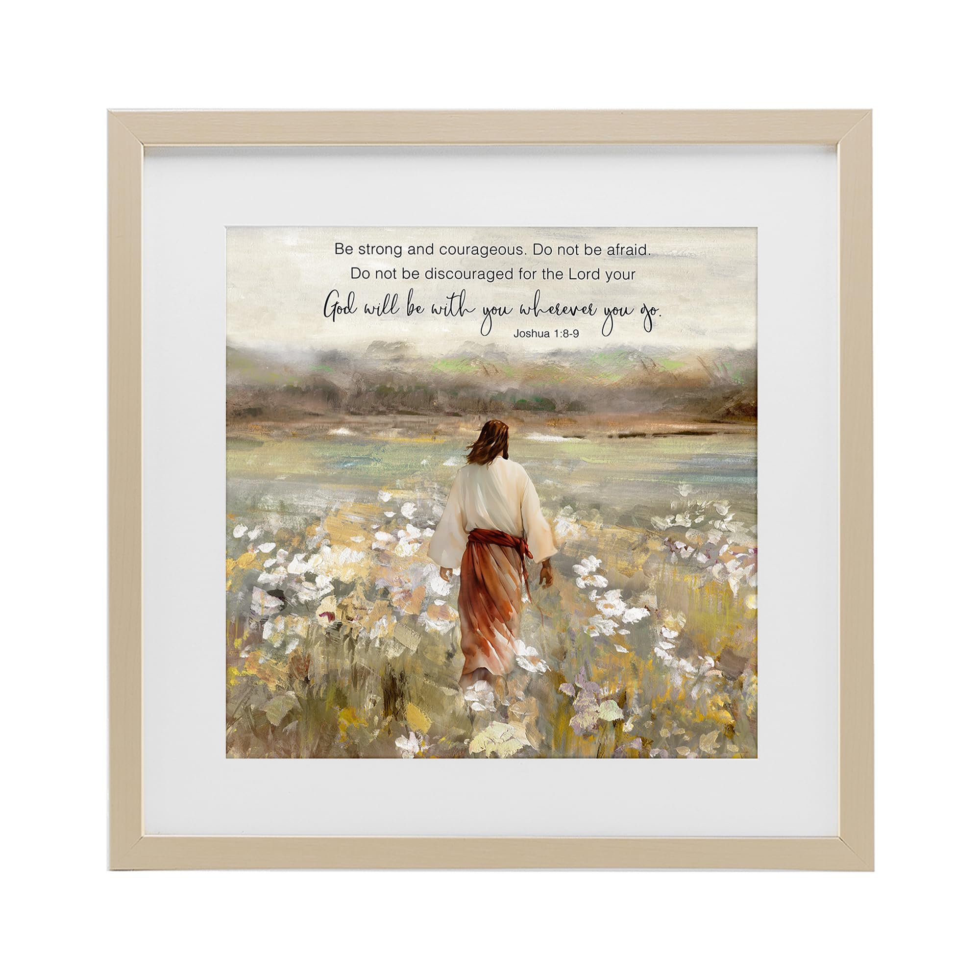 'God With You Wherever'| Framed Print Under Glass