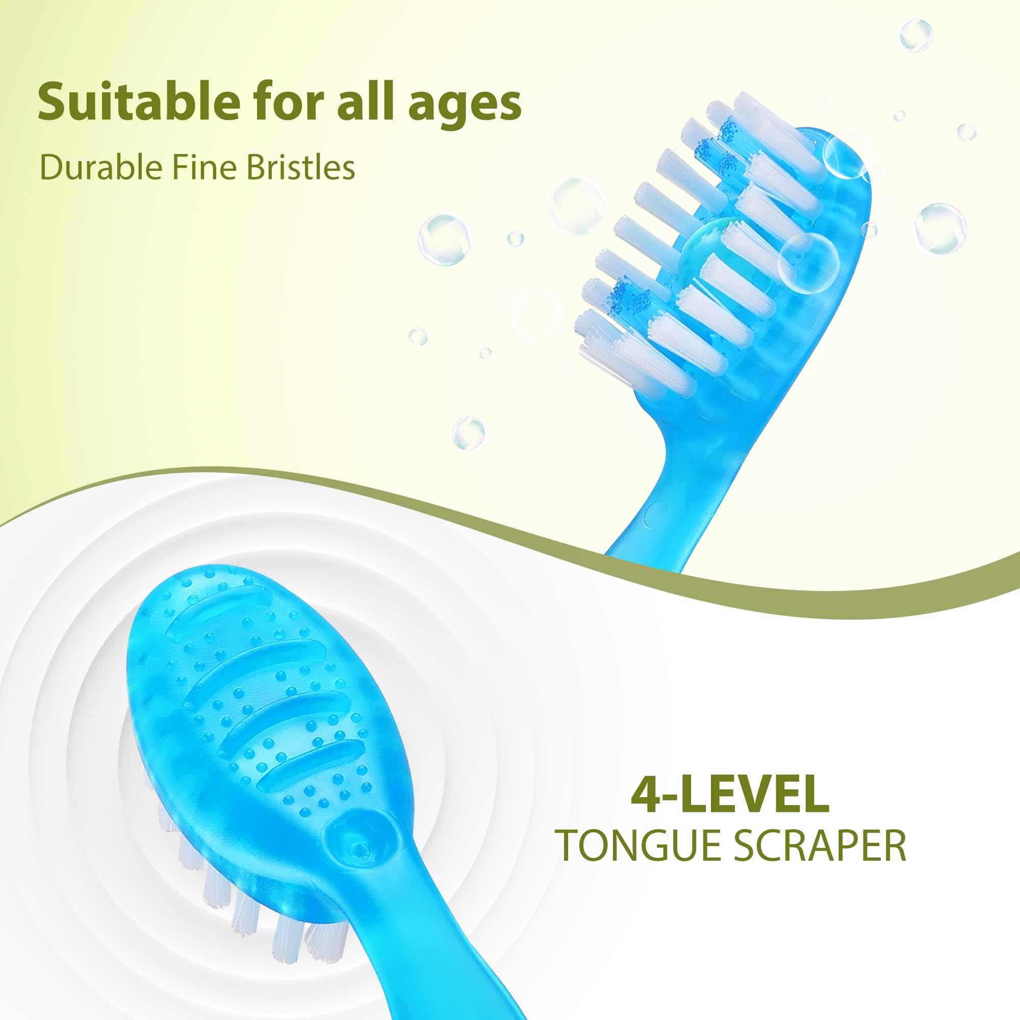 Amazon.com : B Rush 24Pack 5 in 1 Mini Disposable Toothbrush