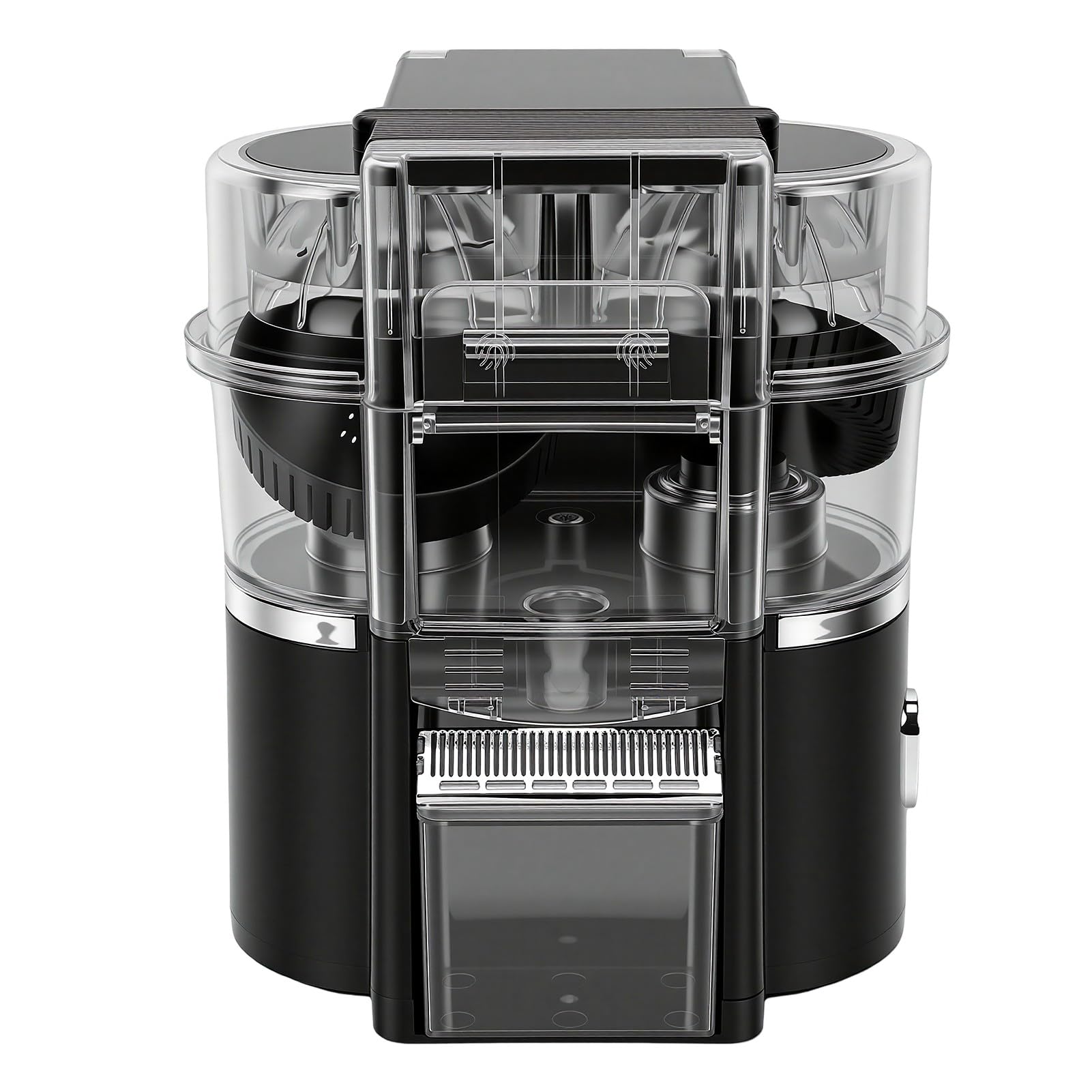 Exprimidor de Cítricos Eléctrico, Exprimidor Rápido de 20 Segundos, Capacidad de 500 Ml, de Naranja Inalámbrico de 8 Ranuras con Extracción Dual de Frutas para Uso en