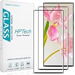 2 Pack Screen Protector for Samsung Galaxy S10 Plus Tempered Glass Film, 3D Curved Full Coverage, Anti Scratch, Case Friendly