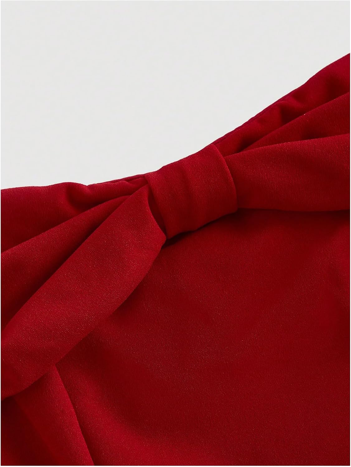 GORGLITTER Women's Bow Dress Off The Shoulder Sexy A Line Mini Wedding Guest Birthday Cocktail Going Out Dresses
