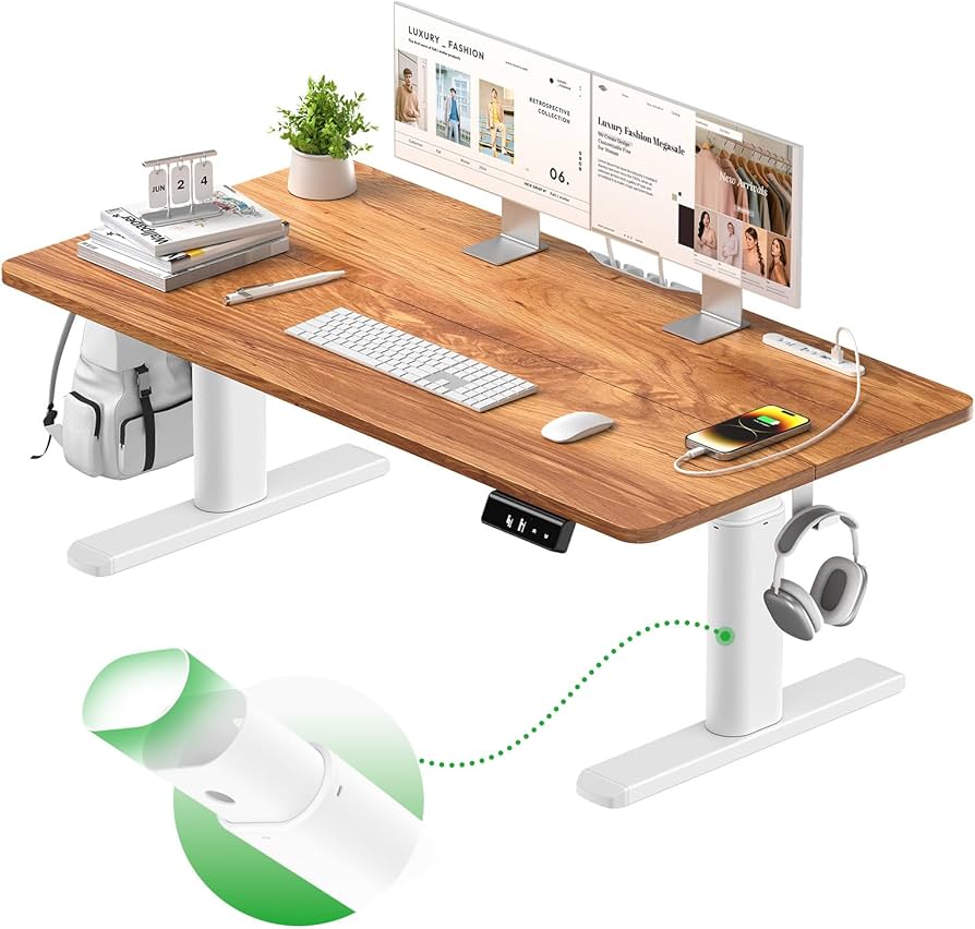 Amazon | 次世代｜電動昇降式デスク ローデスク 120×60cm 高さ(48-72cm