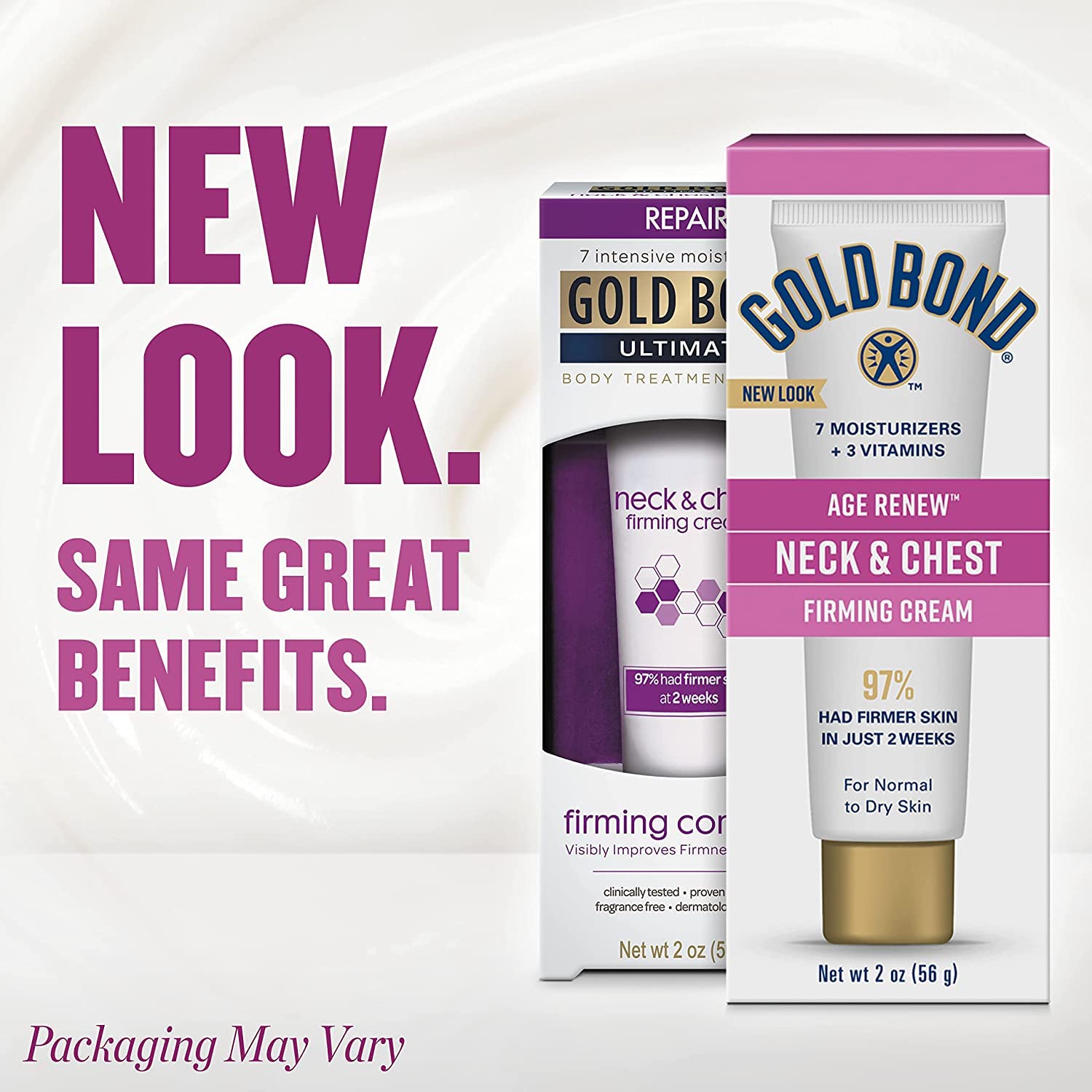 Gold Bond Ultimate neck & chest firming cream 2 oz (pack of 2) : Beauty & Personal Care