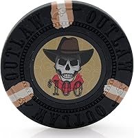 Vista 1 de Fichas de póquer Outlaw Clay en 0.46 oz - Paquete de 50 (colores a elegir)