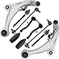 Vista 207 de Detroit Axle - Kit de suspensión delantera RWD de 10 piezas para Chevy GMC Silverado Sierra 1500 1999-2006, 2 brazos de control superior, 2 rótulas