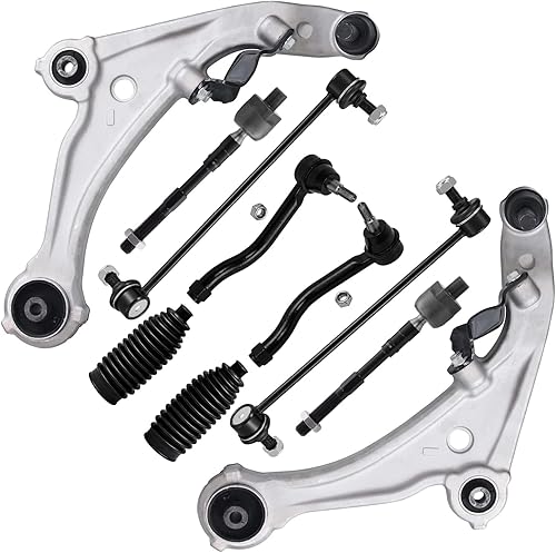 Miniatura 330 de Detroit Axle - Kit de suspensión frontal de 10 piezas para Ford Ranger Mazda B2300 B2500 B3000 B4000, 2 brazos de control superiores, 2 rótulas