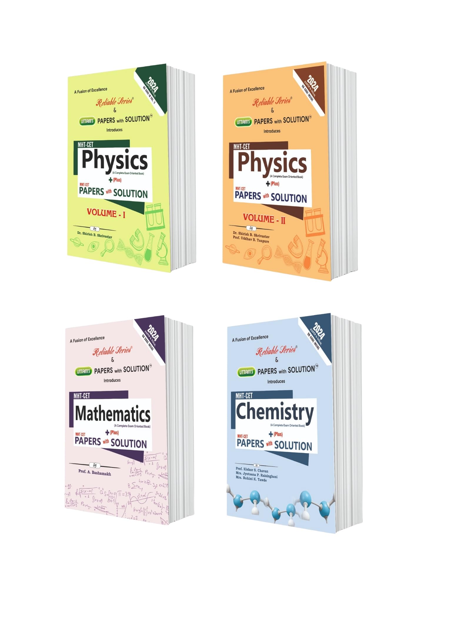 MHT CET PCM Books 2024 Uttams & Reliable Series | Std 11 & 12 | Physics Chemistry Maths | Chapterwise MCQs & Previous Years Solved Papers | Books for Engineering & Pharmacy | Maharashtra Competitive Exam