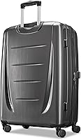 Vista 8 de Samsonite Winfield 2 Equipaje rígido con ruedas giratorias, Carbón vegetal, Grande de 28 pulgadas, a cuadros