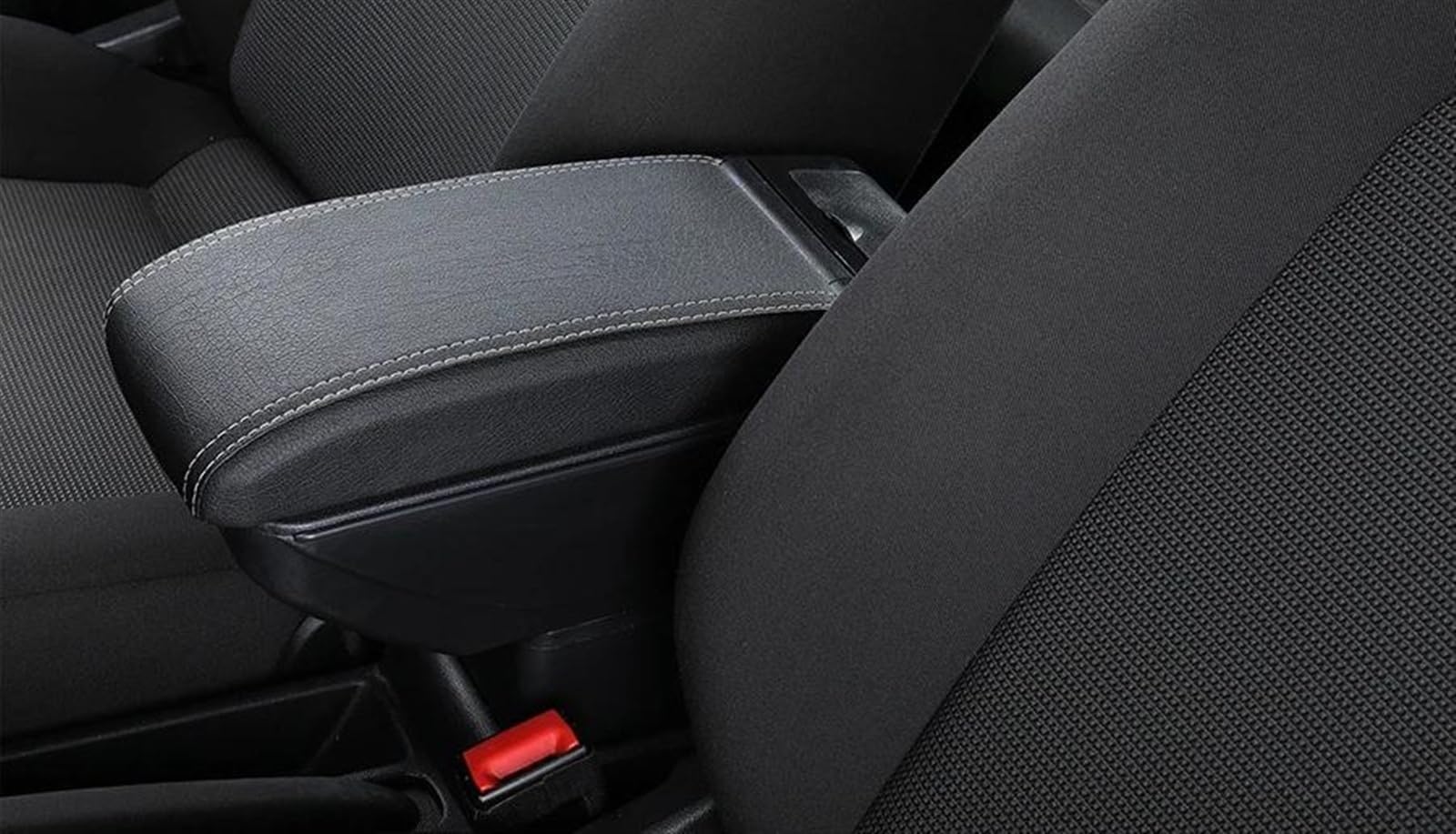 Pojemnik na podłokietniki do Toyota Ist (czarno-biała linia)