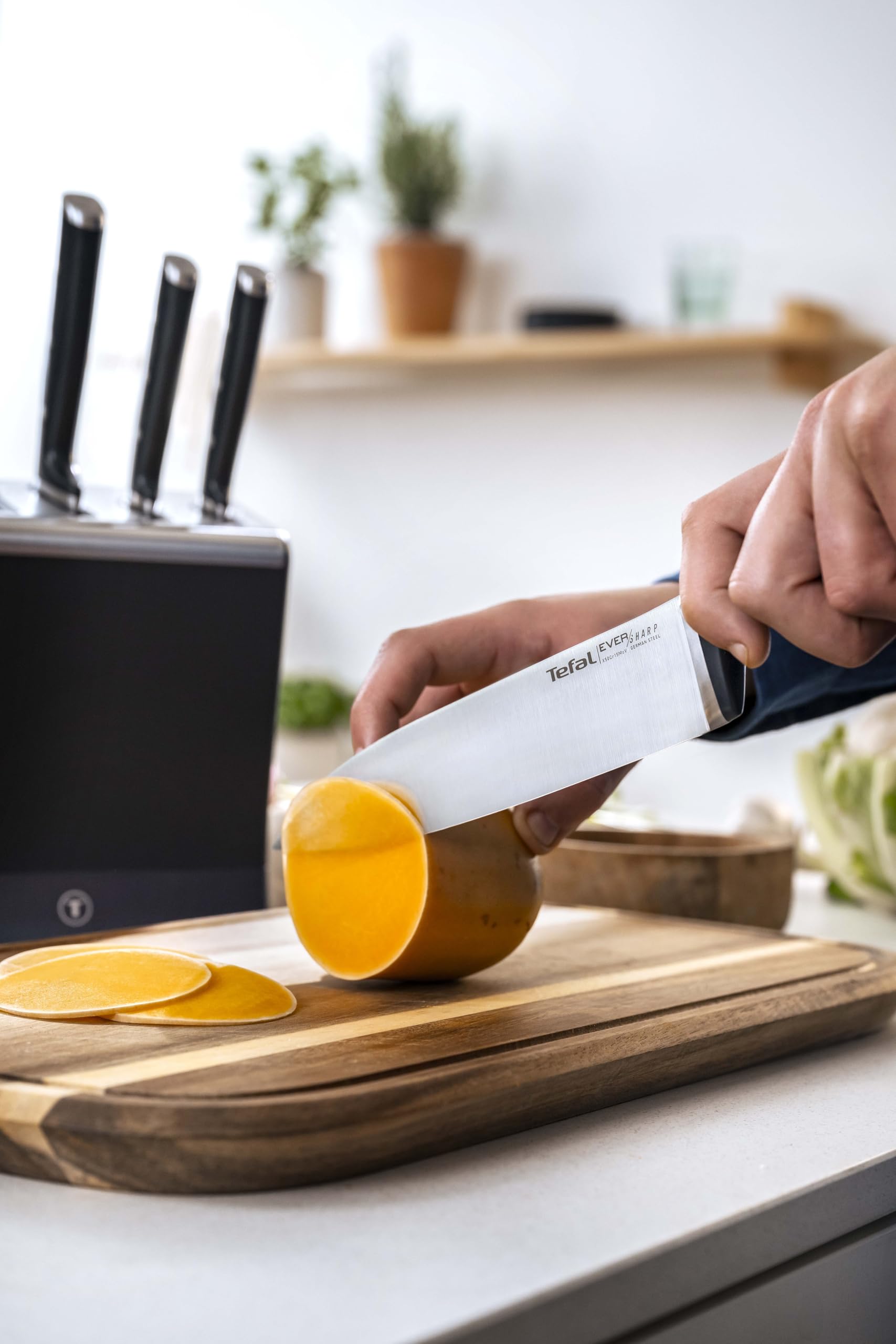 Tefal Bloc 5 Couteaux +AIGUISEUR INTEGRE *