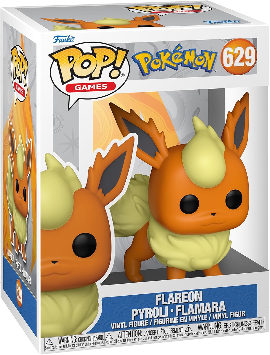 Funko POP! Games: Pokemon - Flareon - Collectable Vinyl Figure - Gift Idea - Official Merchandise - Toys for Kids & Adults - Video Games Fans - Model Figure for Collectors and Display