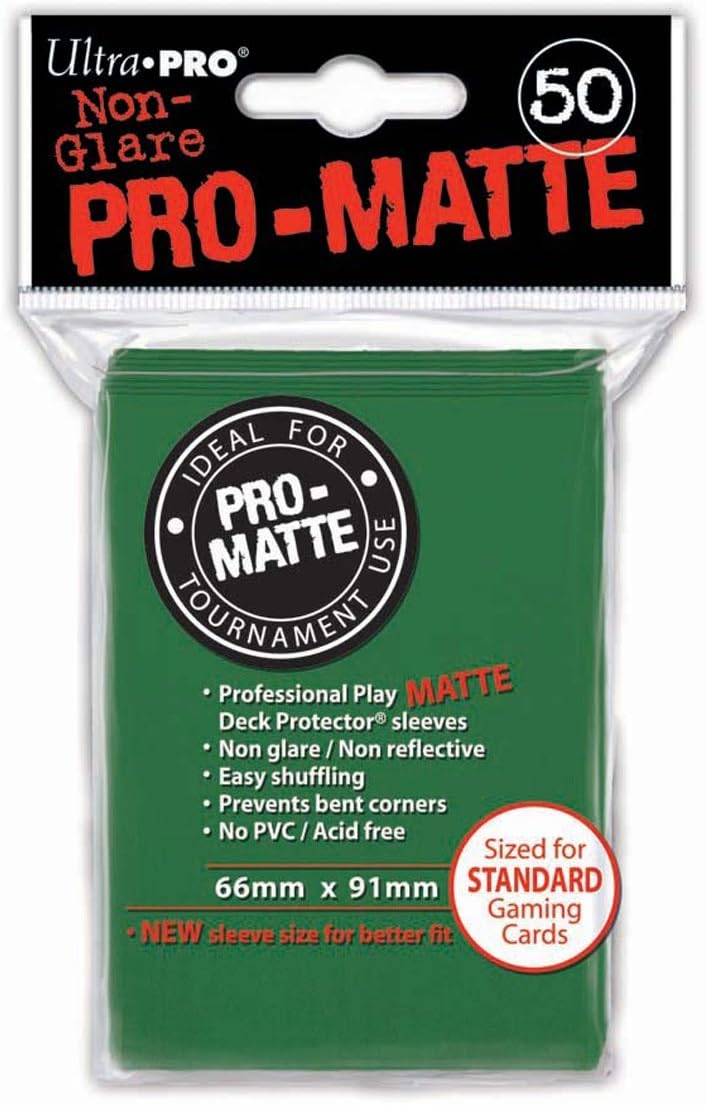 Ultra Pro Pro-Matte Green Deck Protector (12 Packs Per Display)