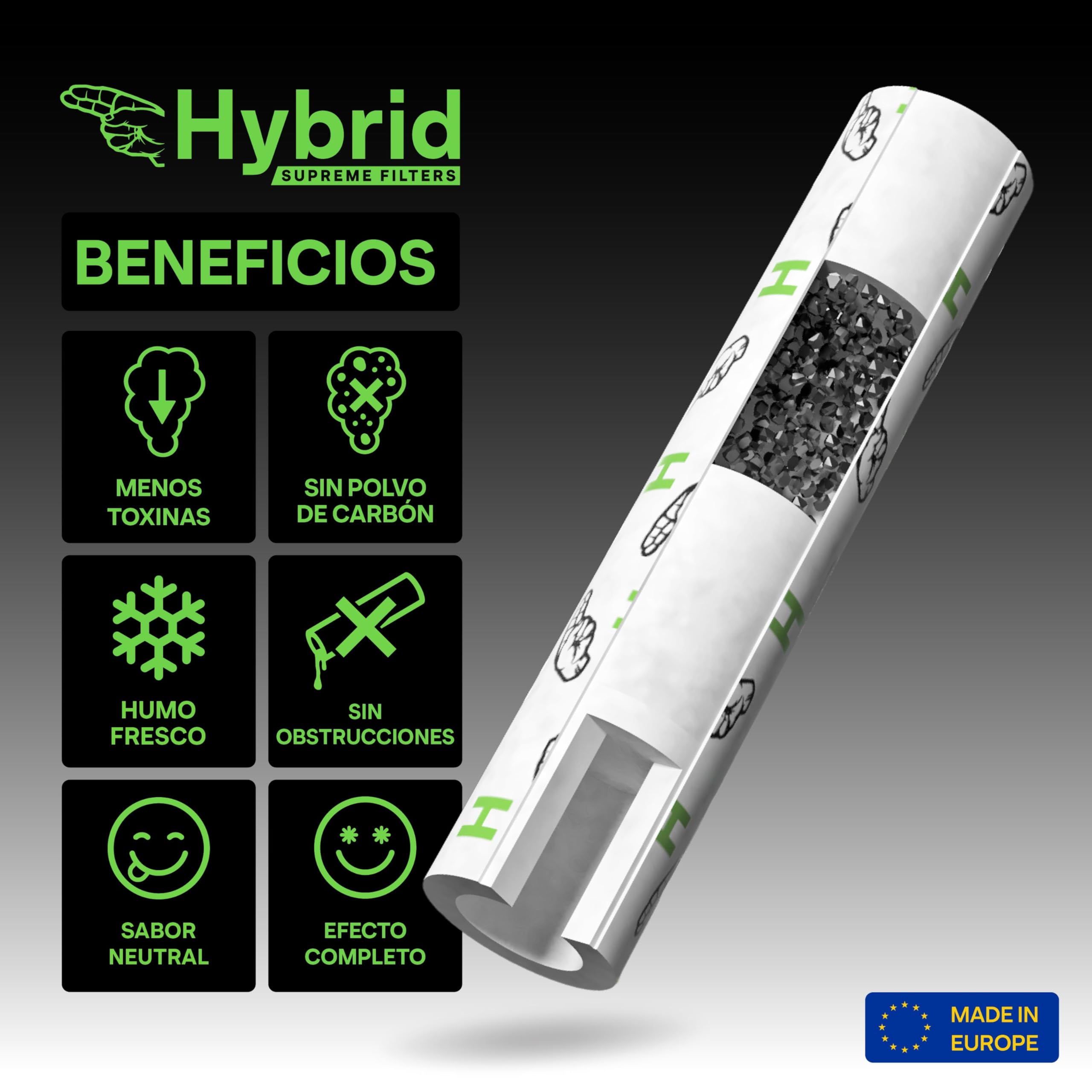 Hybrid Supreme Filter - Bolsa de 1000 unidades