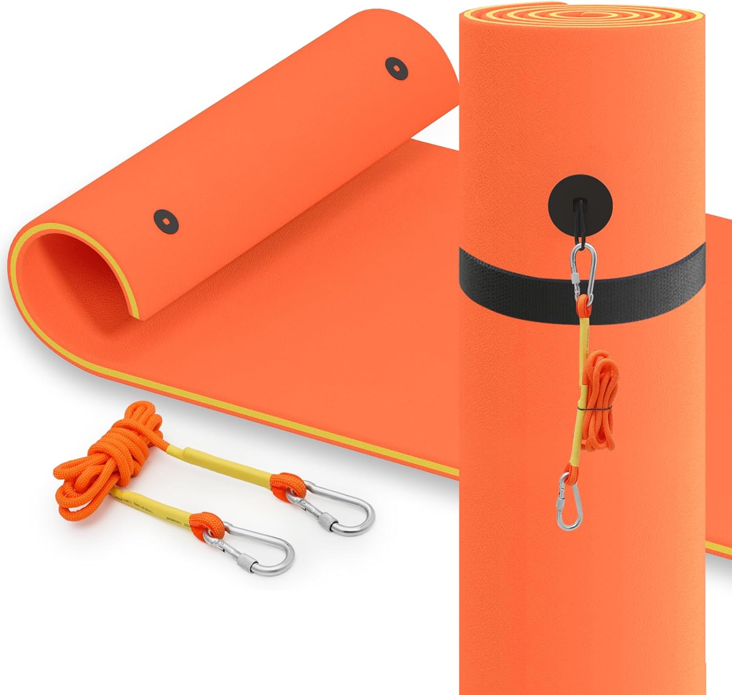 MADOG 12 x 6 Ft Outdoor Floating Water Mat for Adult Beach Lake Ocean Swimming Pool