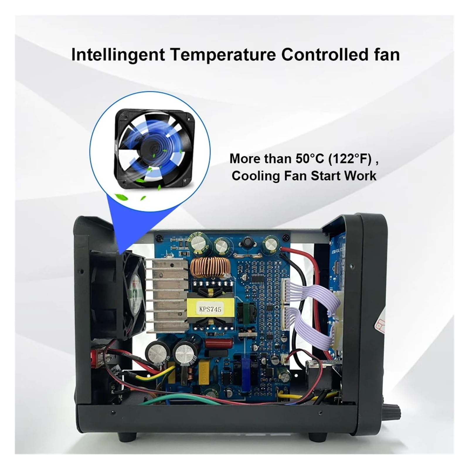 Fuente de alimentación de 30V 10A CC Ajustable 60V 5A 120V 3A Fuentes de alimentación de Laboratorio for reparación de teléfonos Fuente de alimentación (Color : GPS3010D White)