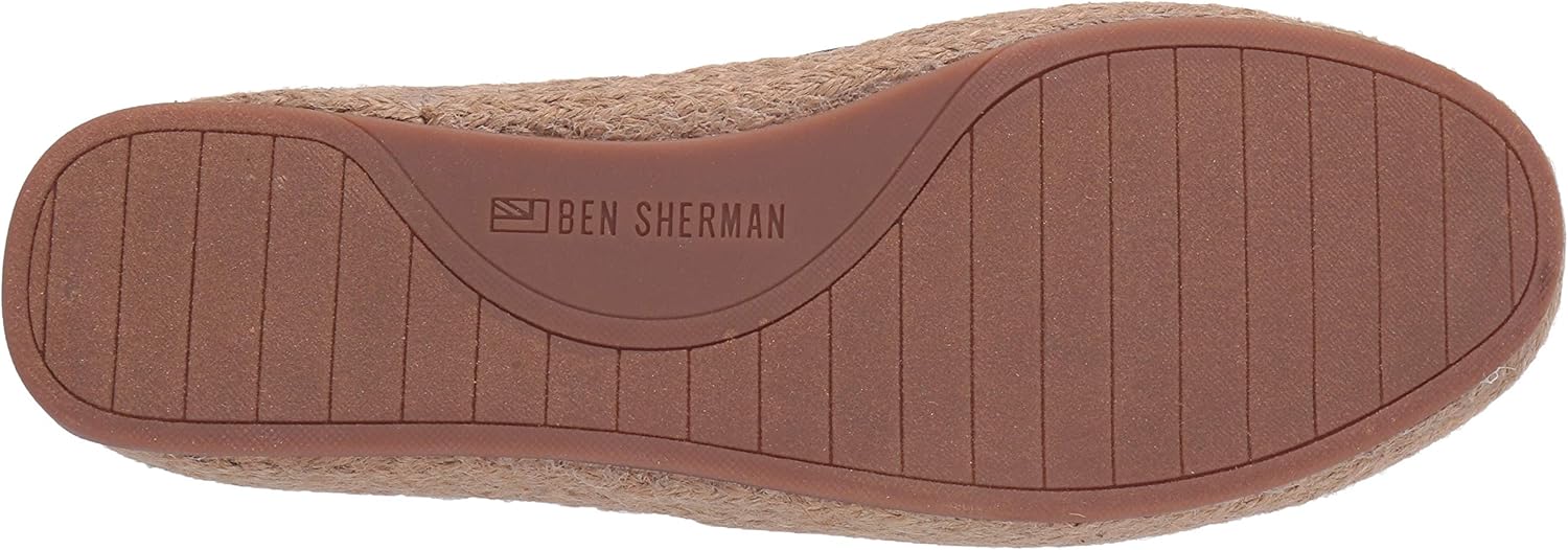 Ben Sherman Men's Prill Heel Slip Sneaker 8 Black Linen