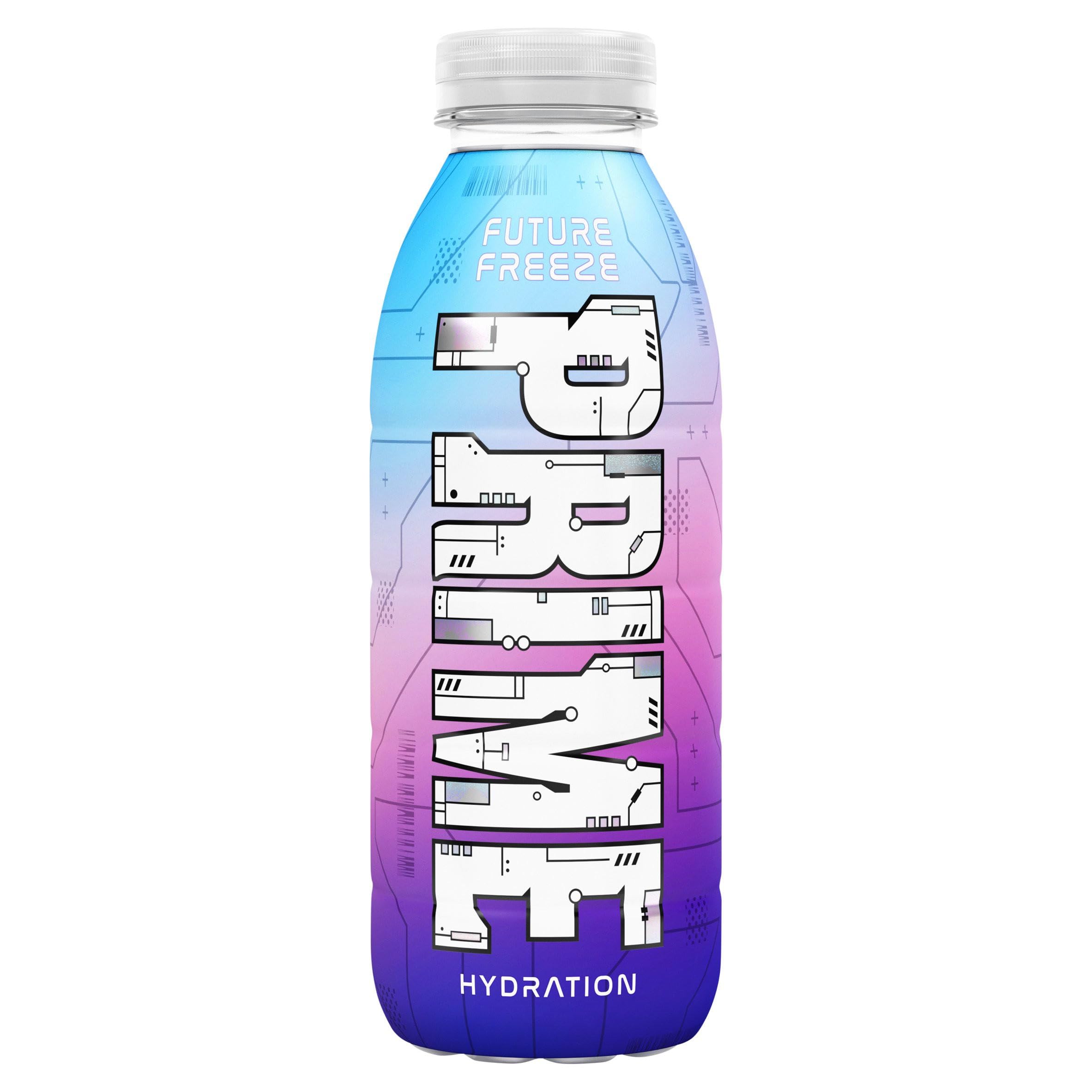 PRIME Hydration Future Freeze Drink | Zero Sugar | 500ml | Pack Of 3 | Made with 10% coconut water, BCAAs, Electrolytes , B vitamins and electrolytes for caffeine free and recovery.-image-15