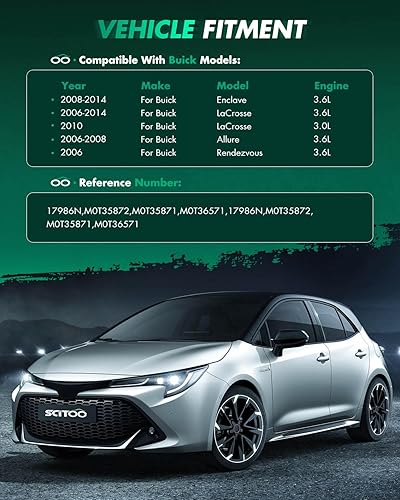 Miniatura 395 de SCITOO Arrancadores Nuevo Ajuste para Nissan Frontier Pickup Xterra 2002 2003 2004 3.3L 17859