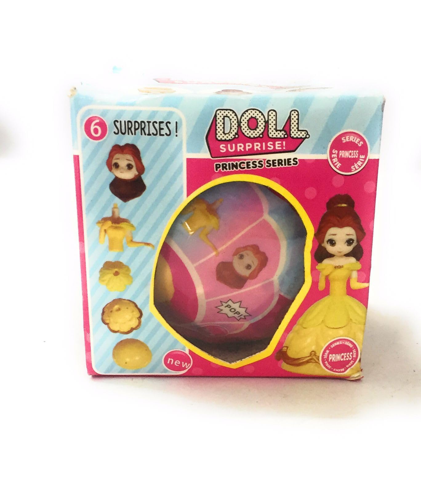 TD CREATIONS Girls Playing Kit Hair Stylist Kit Dream Beauty Set Glow Up Kit and Surprise Doll Perfect Toy for Birthday Gift for Kids Girls Pretend Play Toy Kit (Doll Surprise)