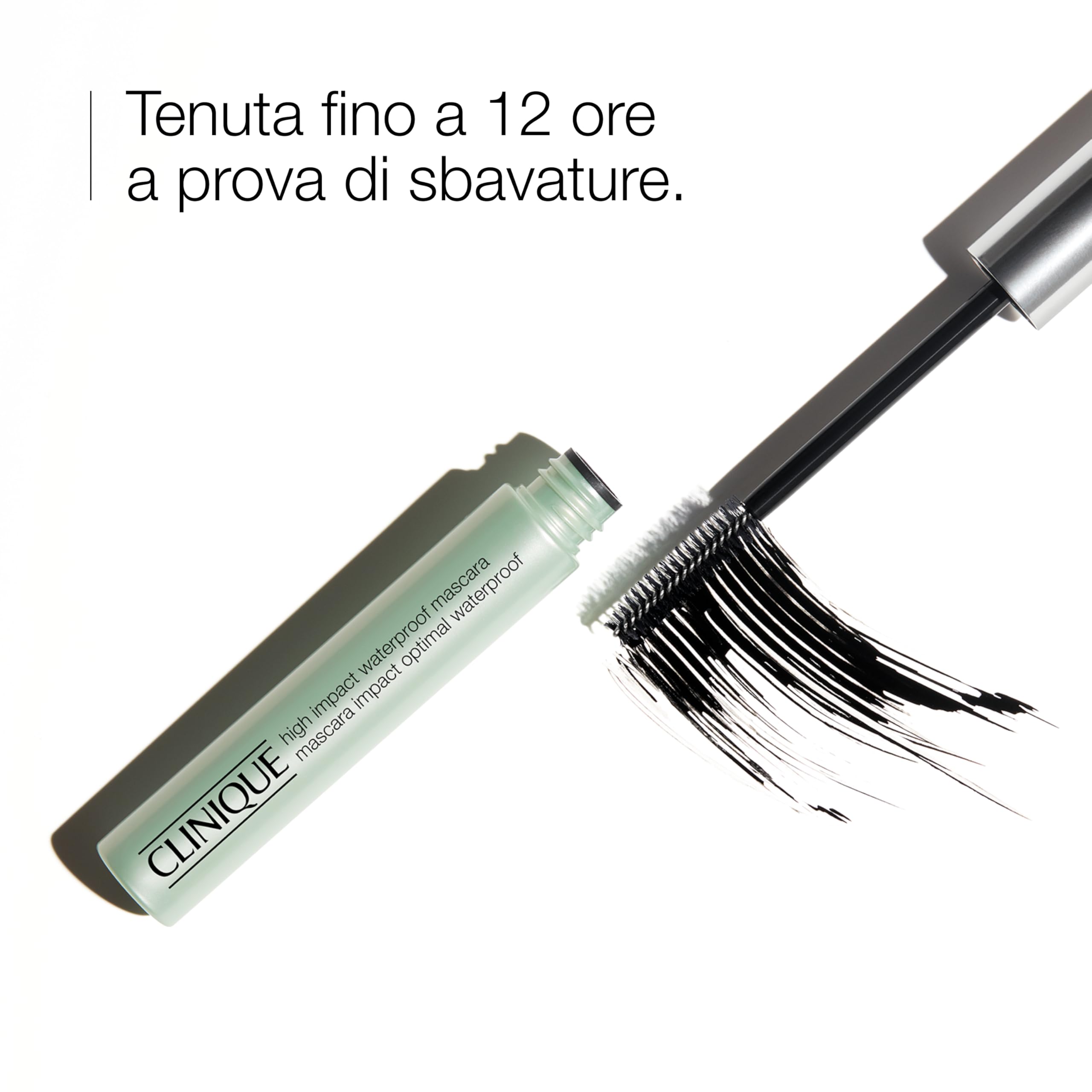Clinique High Impact Waterproof Mascara | Allunga, volumizza, anti-sbavature e ideale per occhi sensibili, 8 ml