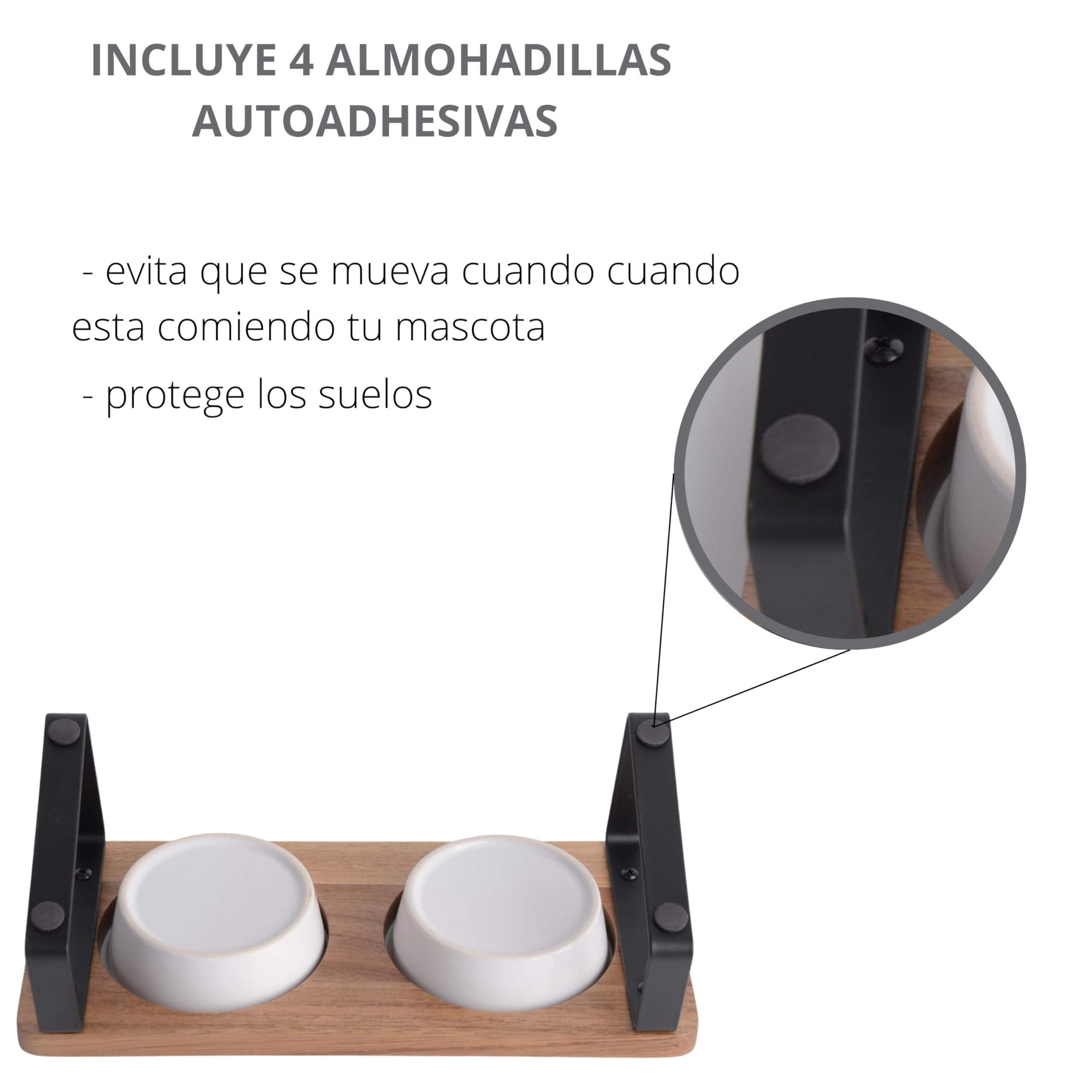 Cuencos elevados de cerámica para gatos, Cuencos ergonómicos para gatos con Soporte, Cuencos Inclinados para Perros pequeños, Cachorros y gatos. Cuenco de Agua pequeño para Perros o gatos. C