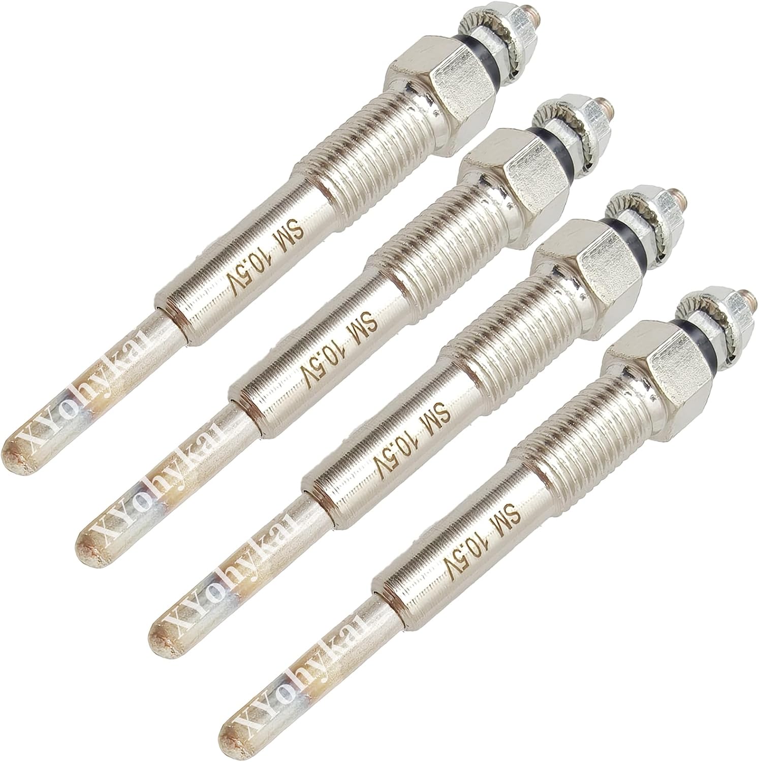 8943197002 8941444120 12V Glow Plug Glow Plug Fits for Isuzu Engine 3AD1 3KB1 3KR1 4FE1 C240 C190 C201 C221 4BA1 D500 4FA1 8-94319700-2 8-94144412-0