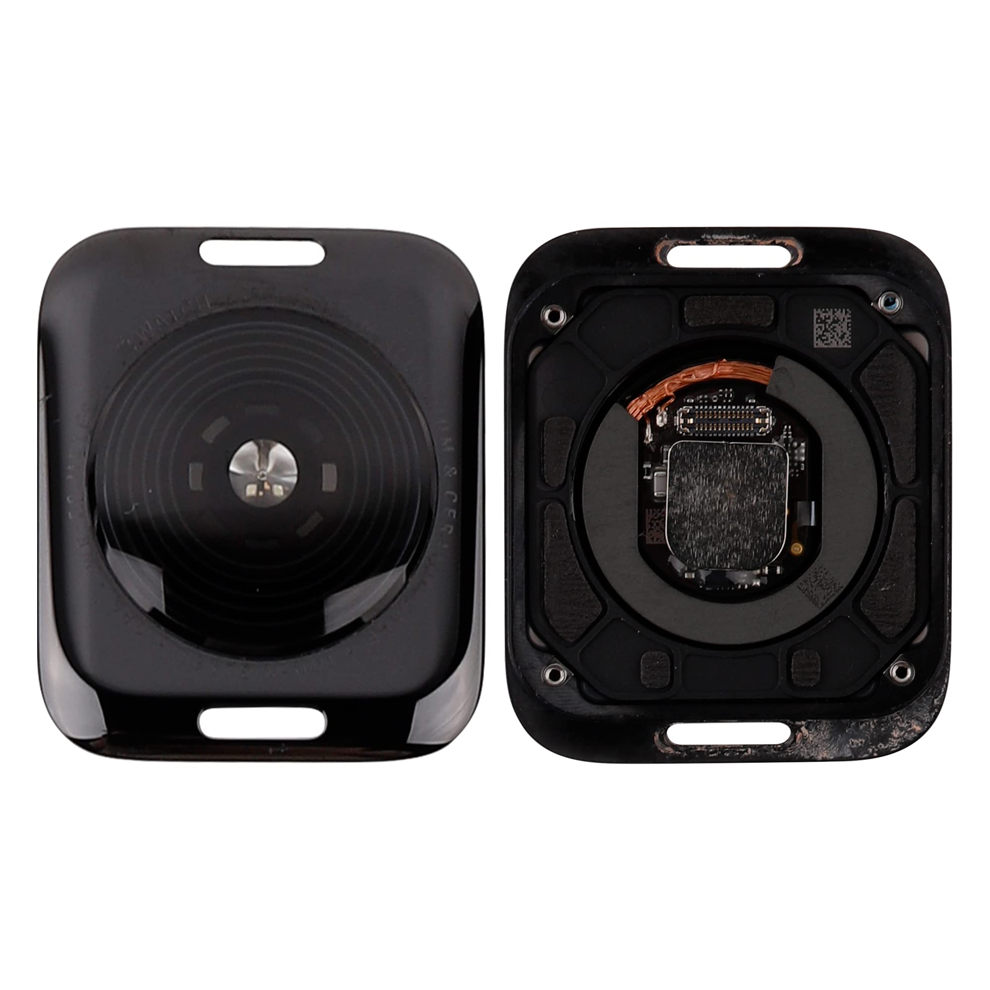 SWARK Back Cover Glass Heart Rate Part Connector Compatible with Apple Watch SE 40mm with Tools(Only for GPS)