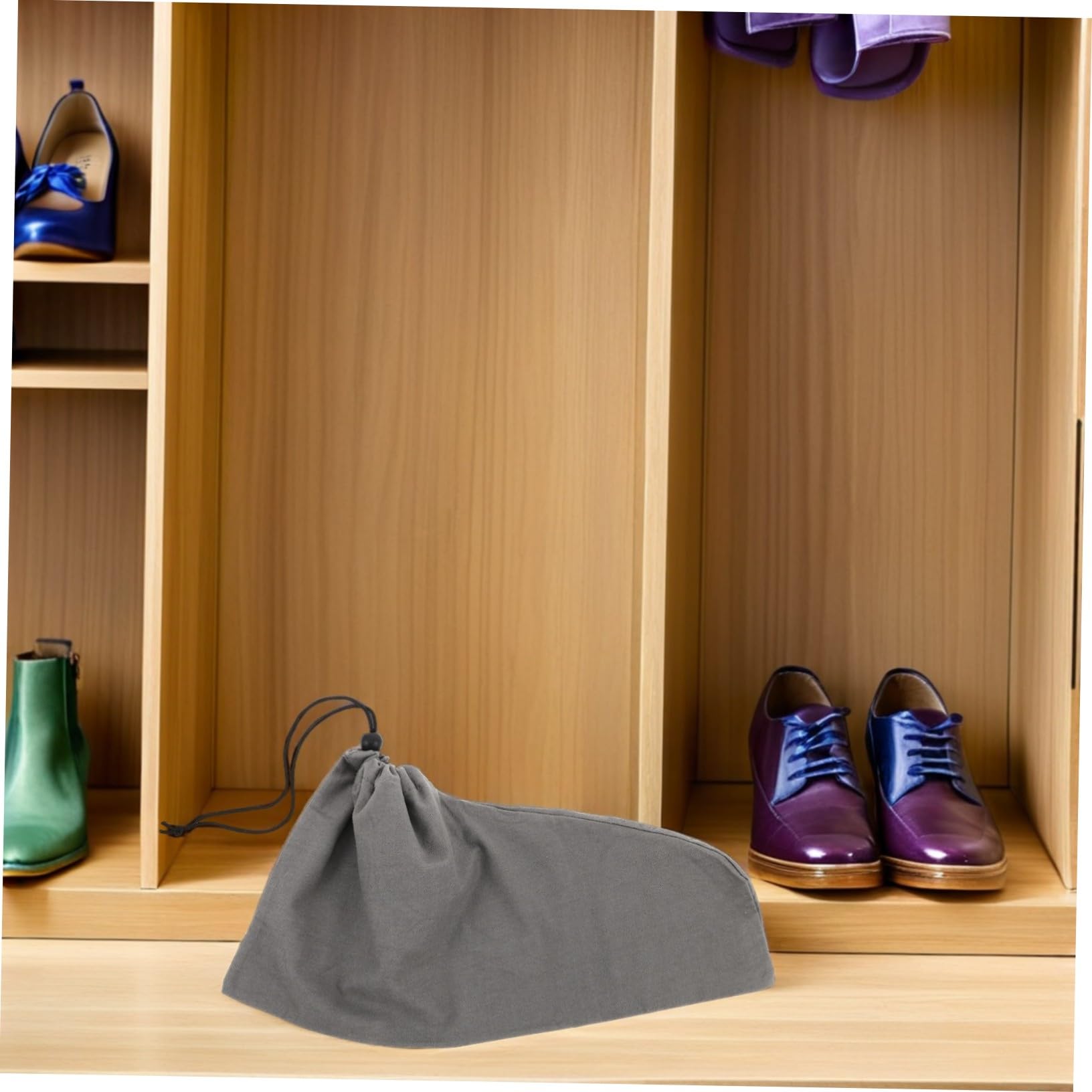 UPKOCH 6 Pezzi Borsa Per Scarpe Con Coulisse Borsa Di Stoccaggio Da Viaggio Per Il Viaggio Dark Grey