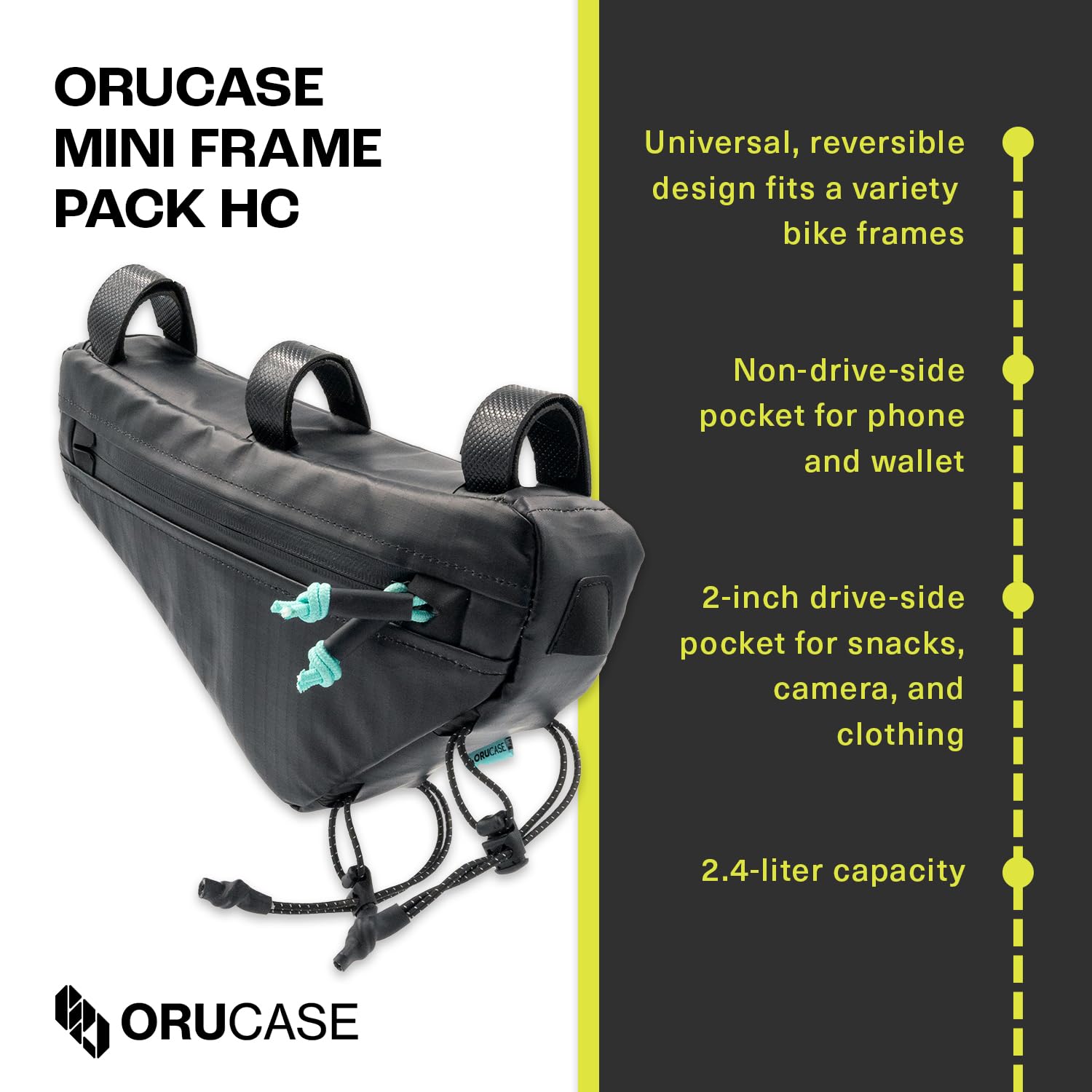 Amazon.co.jp: ORUCASE ミニフレームパック HC - 防水 小型バイク