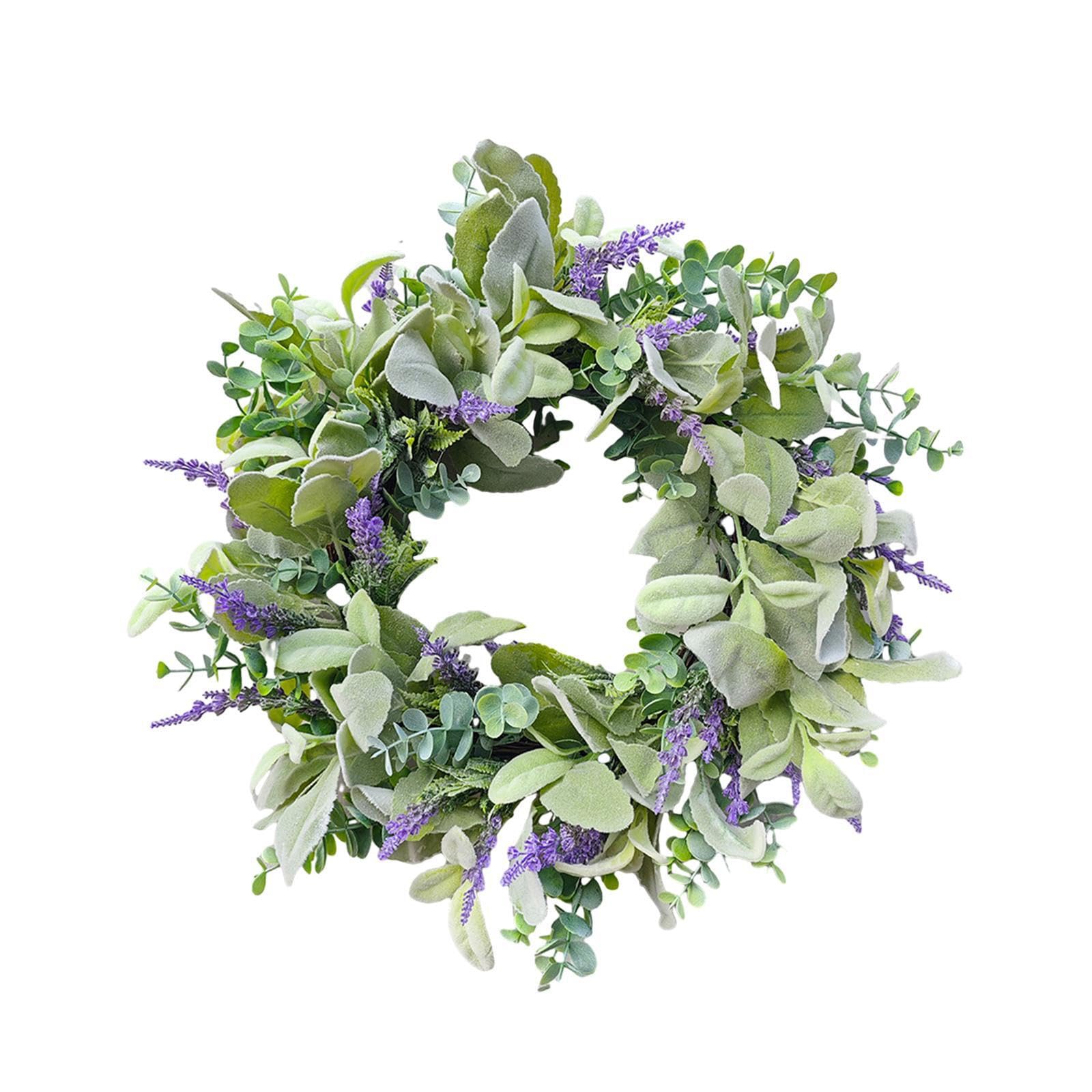 PIXZCSA Front Door Wreath Outdoor Indoor Ornament Provides Festive Welcome For Friends And Family Visits Handmade Spring Wreath Ornament Decorating With