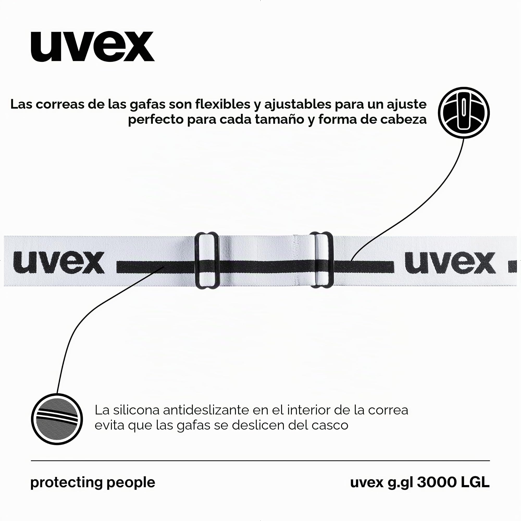 Uvex Uvex G.gl 3000 Lgl Gafas de esquí Unisex adulto (Pack de 1)