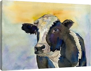 Jaxson Rea "Watching Cattle 2" Gallery Wrapped Canvas by Doris Charest, 20" x 15"