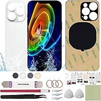 Vista 56 de Funda trasera de repuesto compatible con iPhone 11 de 6.1 pulgadas + herramientas profesionales (negro)