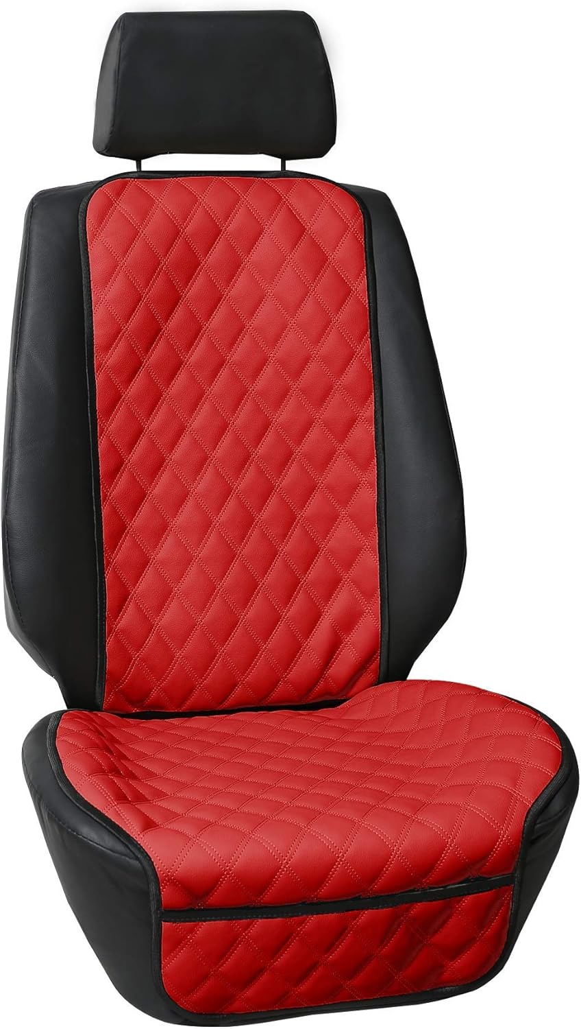 FH Group Car Seat Cushion Faux Leather Automotive Seat