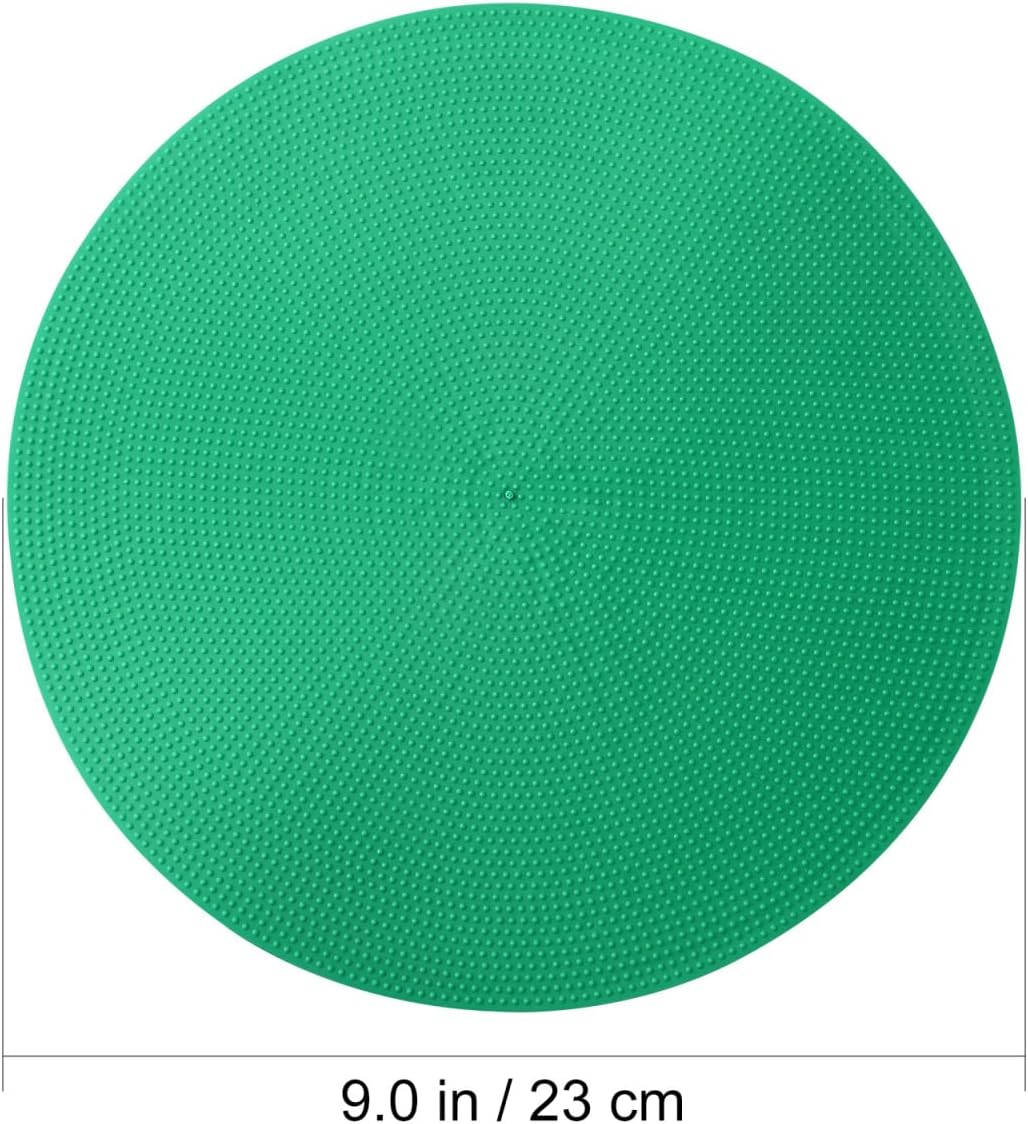 Mipcase 6 Pack Round Floor Markers 9 Inch Diameter Spot Markers for Gym Classroom Soccer Training Cones Lightweight and Portable Sports Training Discs