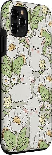Miniatura 3 de Funda para iPhone 11 Pro Max con diseño de margaritas y cordero, flores de granjero