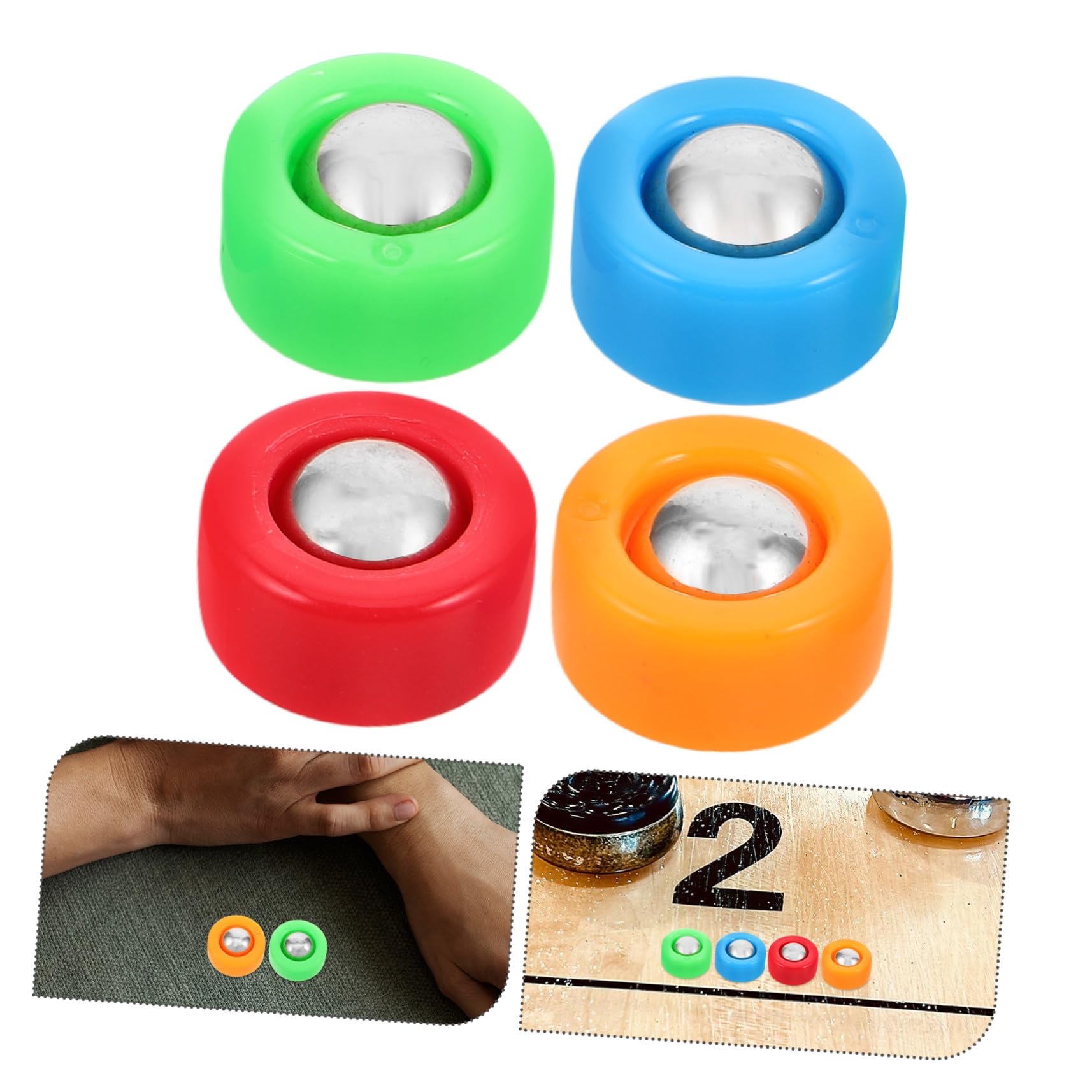 Kisangel Shuffleboard Tischspielausrüstung Shuffleboard Curling Pucks Ausrüstung