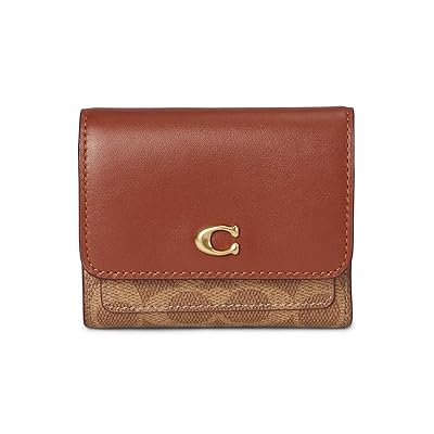 COACH Mila Small Flap Wallet In Signature Canvas Wallet Women