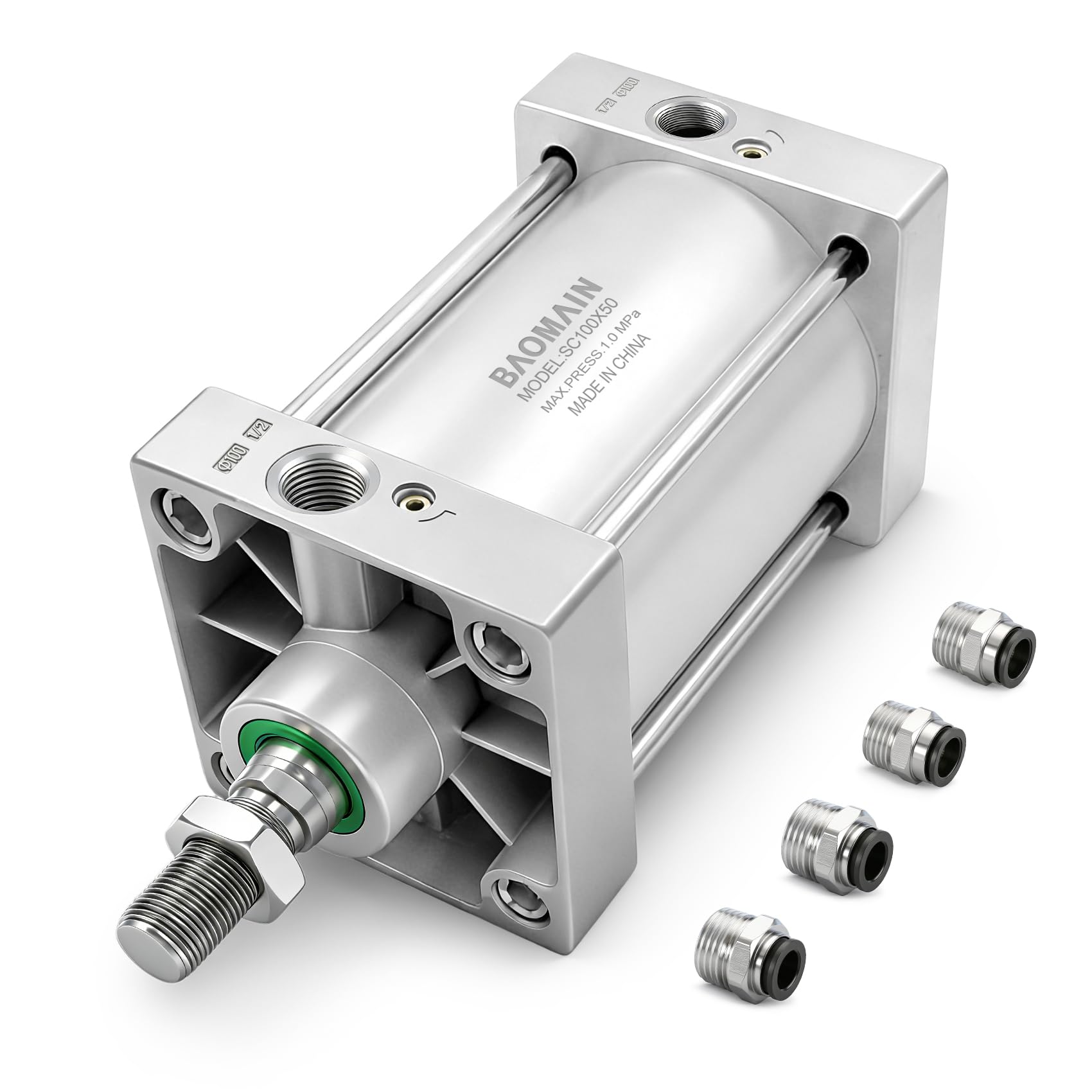 Pneumatische Cilinder Dubbelwerkend Heschen Vérin Pneumatique Standard, SC 32-400, PT1/8'' Port MAL 25-200