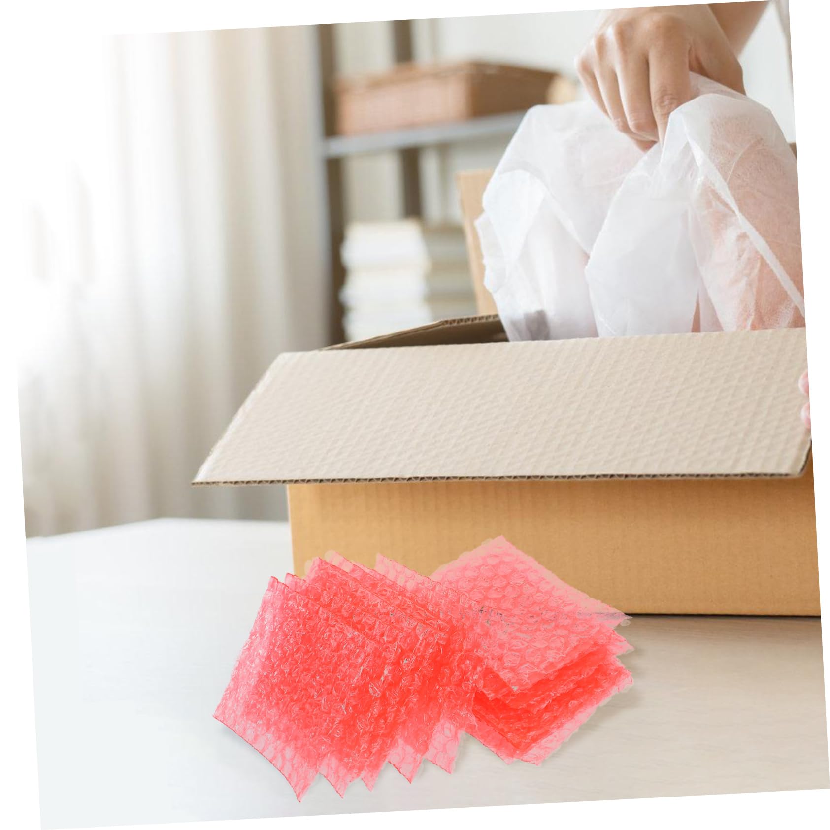 Gatuida 400piezas Bolsas De Embalaje De Burbuja Antiestáticas Para Envíos Acolchadas y Resistentes Vibraciones Para Artículos Frágiles