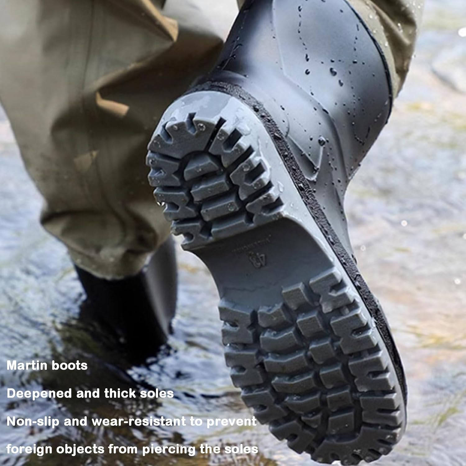 Fishing Chest Waders, Neoprene Duck Hunting Waders For Men With Boot Waterproof Bootfoot Fishing Waders, Breathable Waders