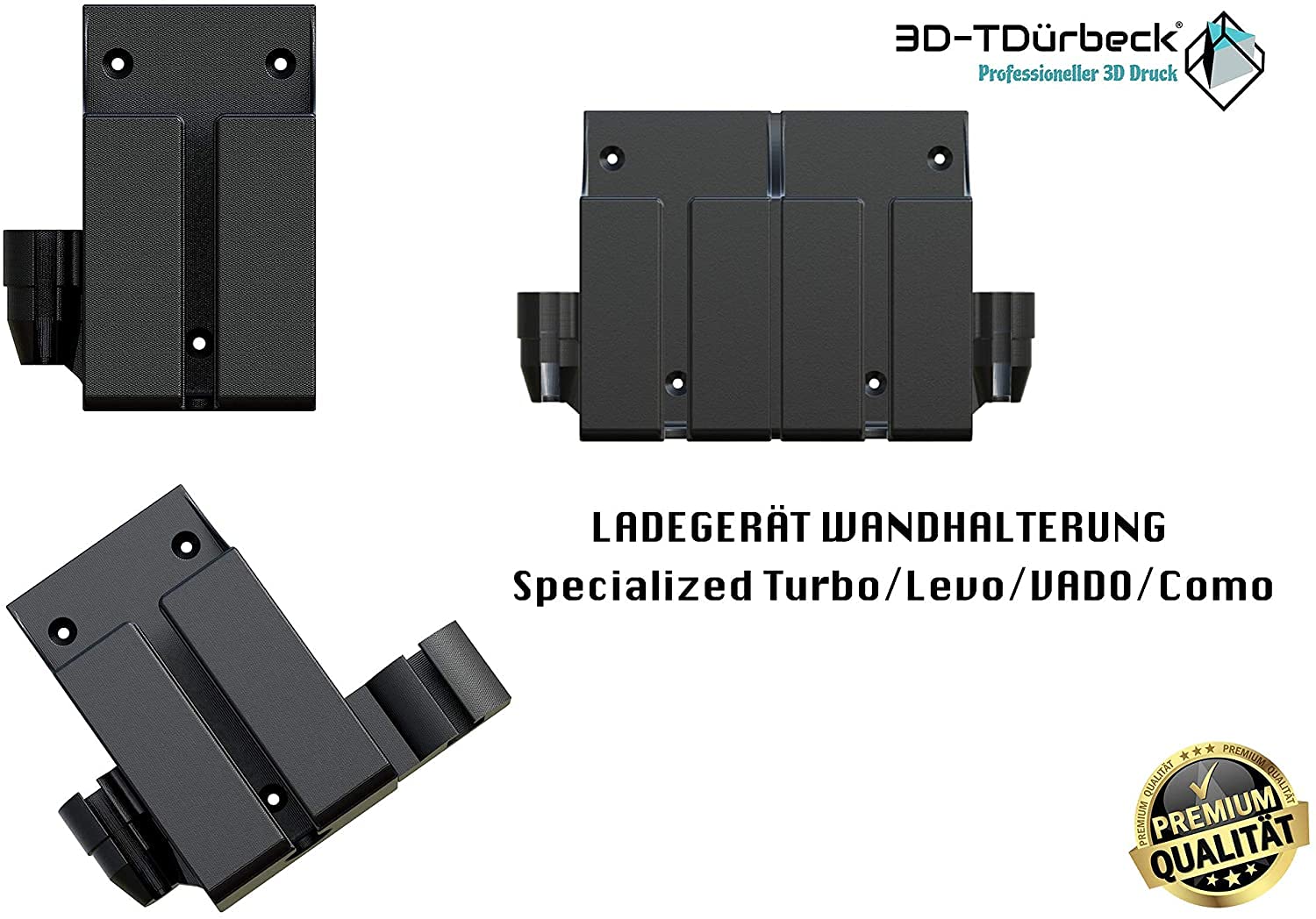 Soporte De Pared Para Cargador De Bicicleta Eléctrica Bosch - Compatible Con Marcas Como Cube, Haibike, Scott, Etc.