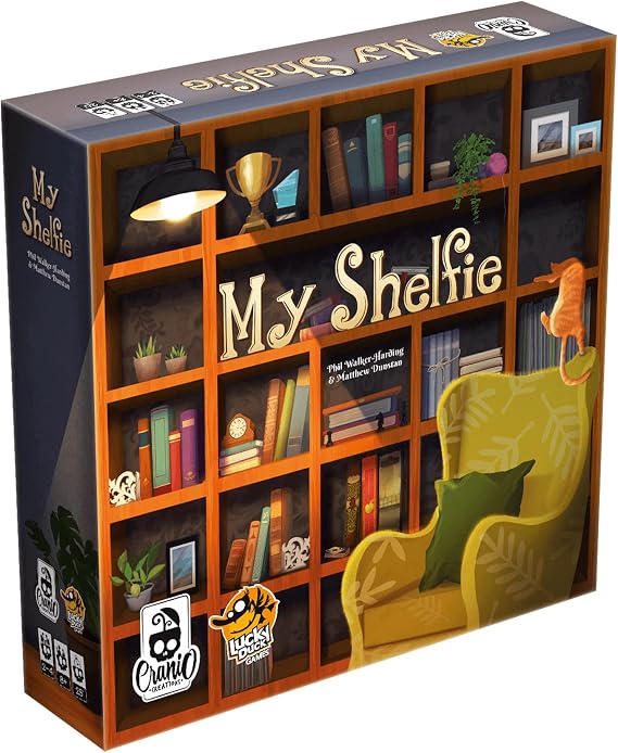 My Shelfie Board Game Organize Your Shelf and Show Off Your Treasures Strategy