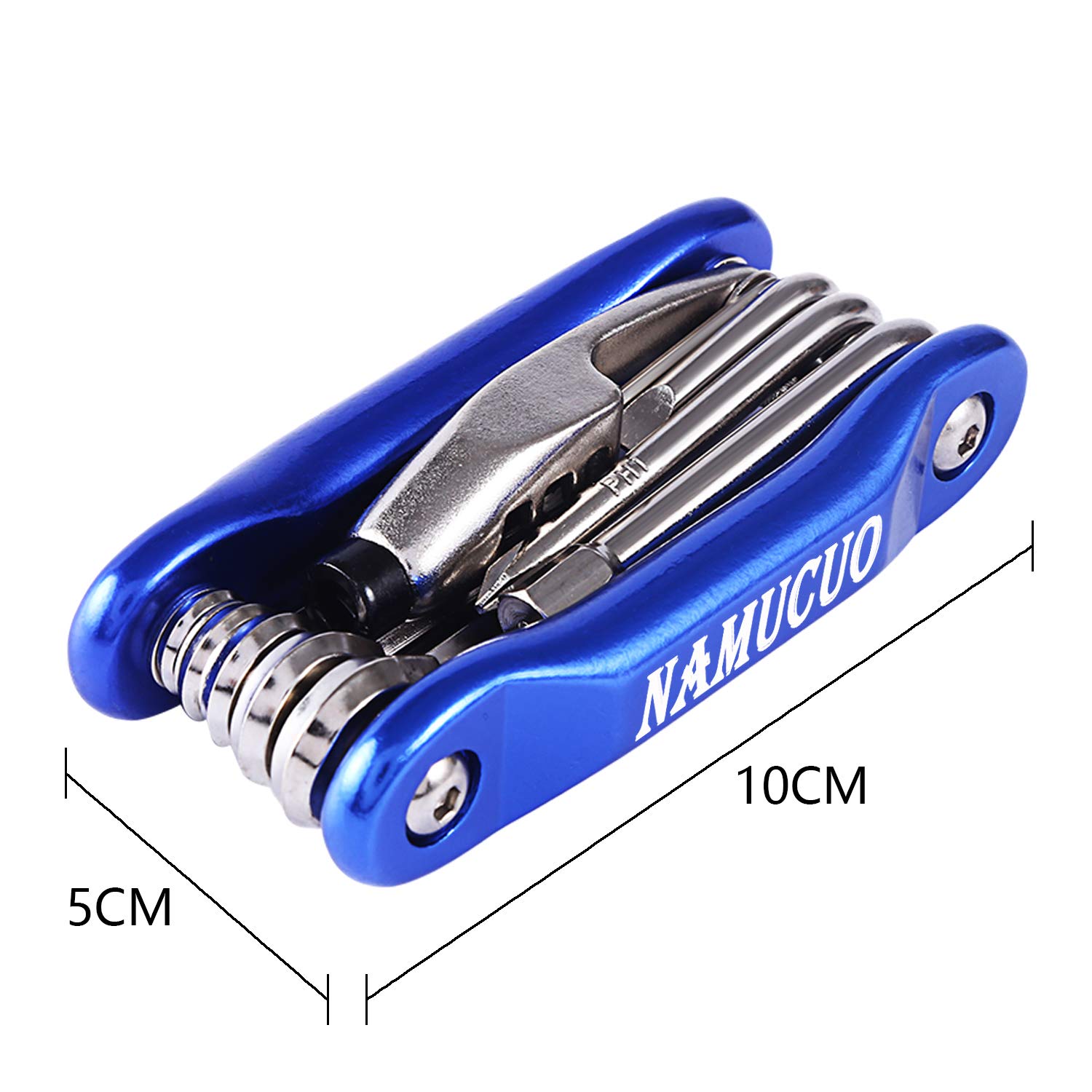 Kit Reparo Bicicleta YBEKI 10 Em 1 - Completo Com Bolsa Impermeável