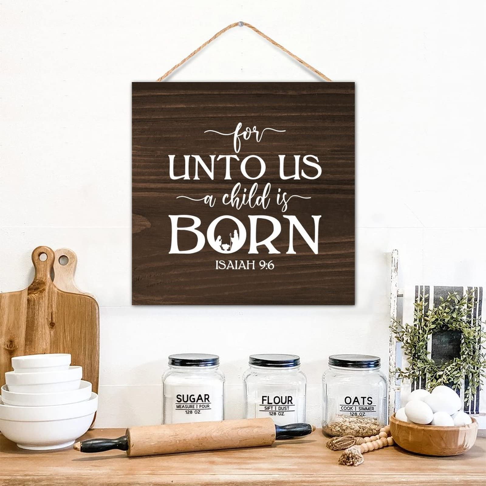 Plaque murale rustique en bois pour sublimer votre salon au-dessus de la cheminée